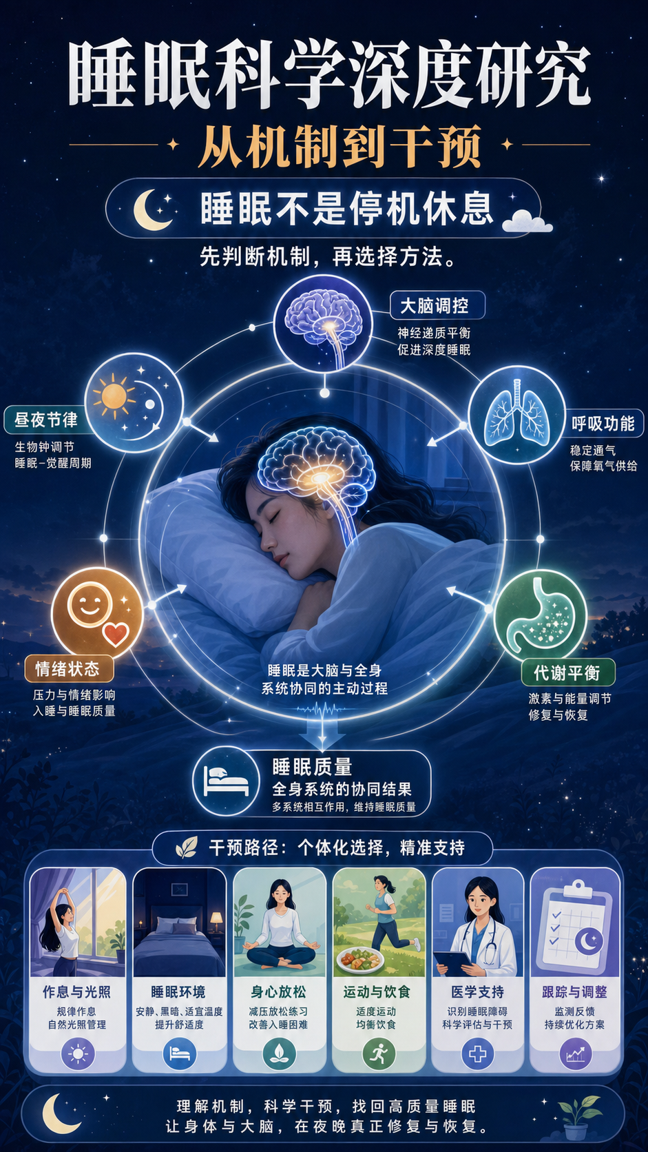 睡眠科学深度研究:从机制到干预