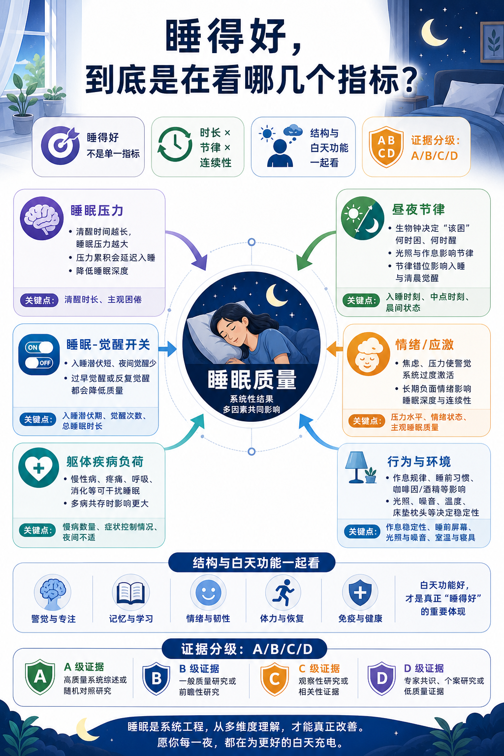 睡得好,到底是在看哪几个指标?