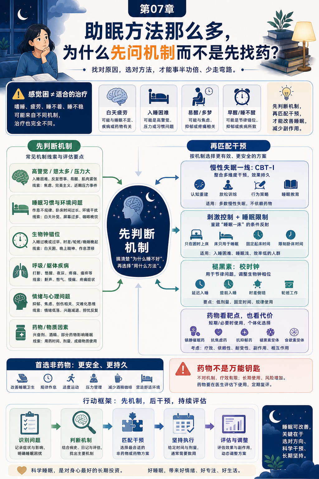 助眠方法那么多,为什么先问机制而不是先找药?